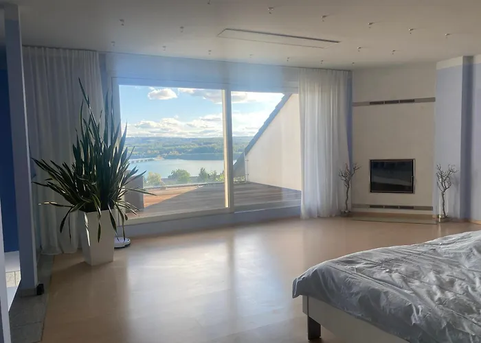 شقة Luxusushome & Traumhafter Seeblick